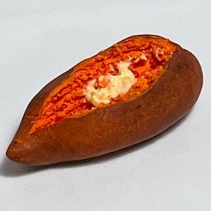 Display Faux Food Prop, Sweet Potatoes, Polymer Clay, Miniature Food, 1/3 Scale, 18 inch  Doll Food, Doll Accessories,  Mary's Remedies