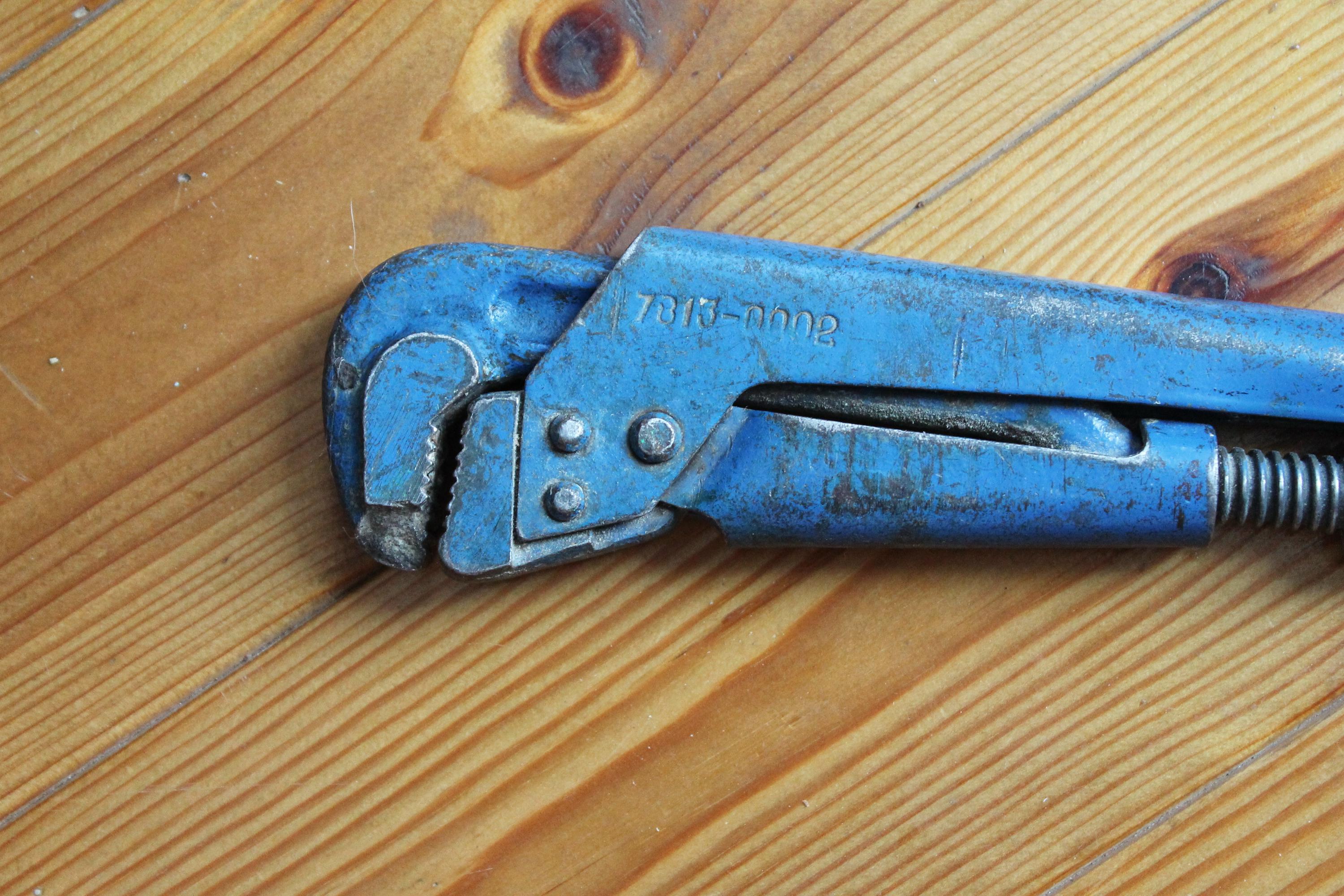 Vintage Old USSR Wrench - 15.7 Inches - Made in Soviet Union in