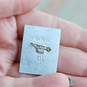 Vintage soviet USSR pin badge Jan Nalepka USSR pin vintage soviet badge 1970s image 3