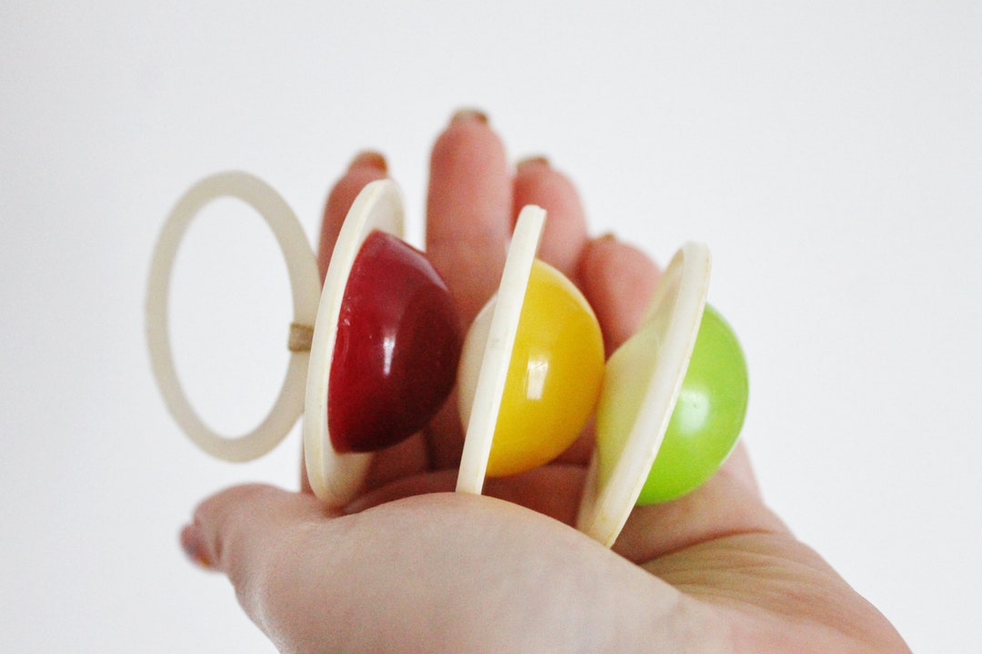 Soveit Rattle Soviet Vintage Baby Rattle 4.6 Inches - Soviet Toy - Vintage Toy ...