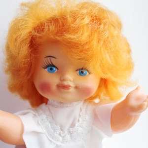 Boneca de cabelo ruivo vintage da URSS - boneca colecionável - casa - decoração - Bonecas vintage