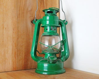 Vintage oil lamp - gas lamp - petrol lamp - Chinese vintage lamp - kerosene lamp - 1980-1990s