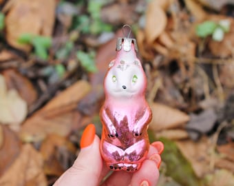 古いヴィンテージのソビエトクリスマスツリーボール/オーナメント8個