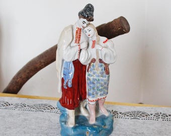 Vintage Porzellanfigur ""Ukrainische Mainacht" - UDSSR Vintage - 1970er Jahre - Handgemalt."