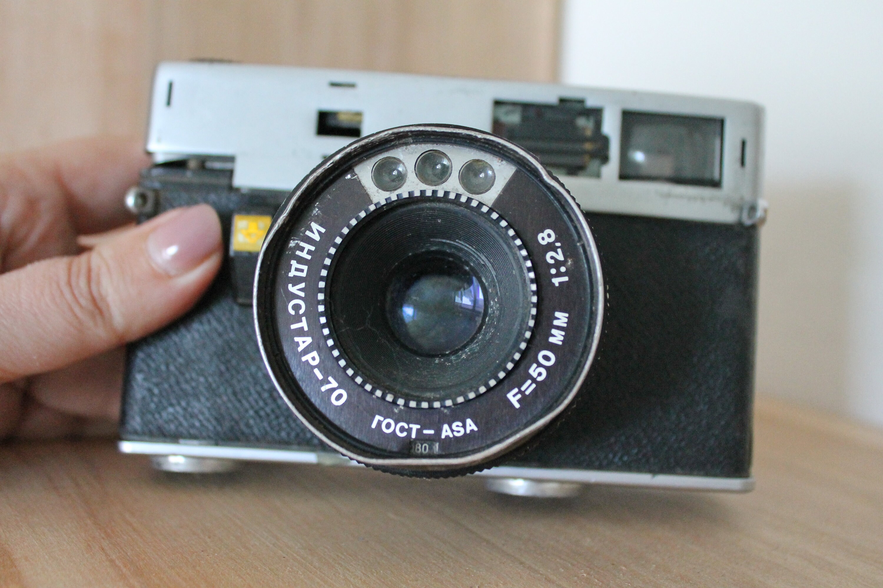 Appareil Photo Lomo Sokol Automat Avec Objectif Industar-70 2,8/50 - Occasion Fonctionnel