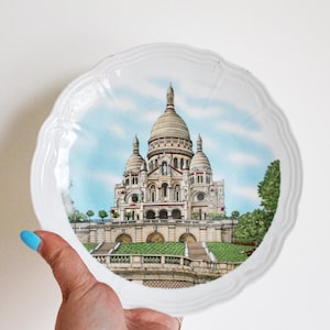 Vintage decorative porcelain wall plate 7.5 inches - Wunsiedel R Bavaria Plate - Germany 1970s