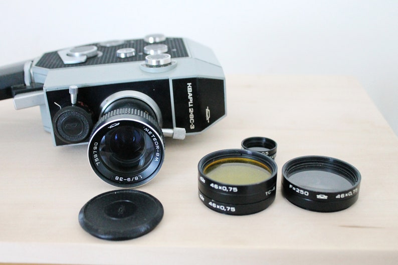 Caméra de cinéma soviétique vintage « Quartz 2M », caméra de poche URSS Quartz 2M - France
