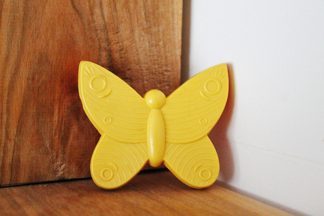 Soveit Rattle Soviet Vintage Baby Rattle - Butterfly - 3 Inches - Soviet Toy ...