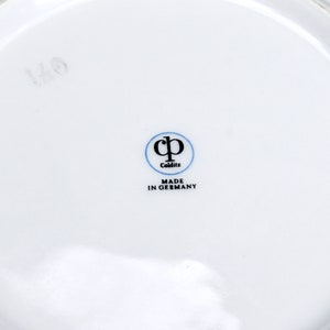 10 anciennes assiettes à dessert en porcelaine de saxe es