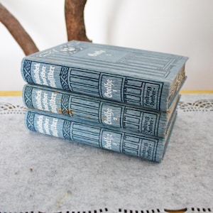 Germany Vintage book - Goethe&#39;s three-volume work, beginning of the 20th century - Goethe old books - 1900s