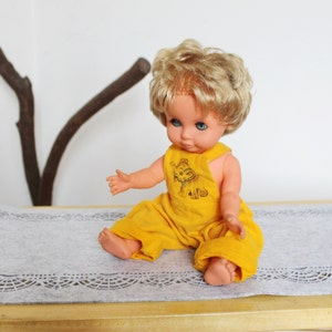 Vintage doll 13.4 inches - USSR doll - Collectible doll - Made in Germany - 1970s