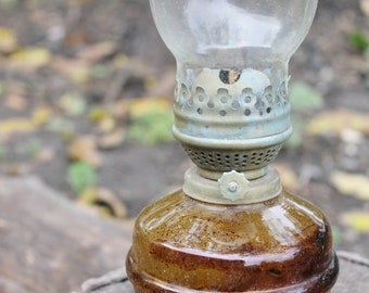 Vintage gas lamp - oil lamp - petrol lamp - USSR vintage lamp - kerosene lamp - 1960-1970