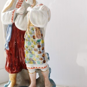 USSR vintage porcelain figurine Ukrainian May night USSR vintage 1970s Hand painted image 2