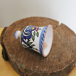 Vintage beautiful ceramic Bell - 3.8 inches - Vintage Souvenir - Germany porcelain