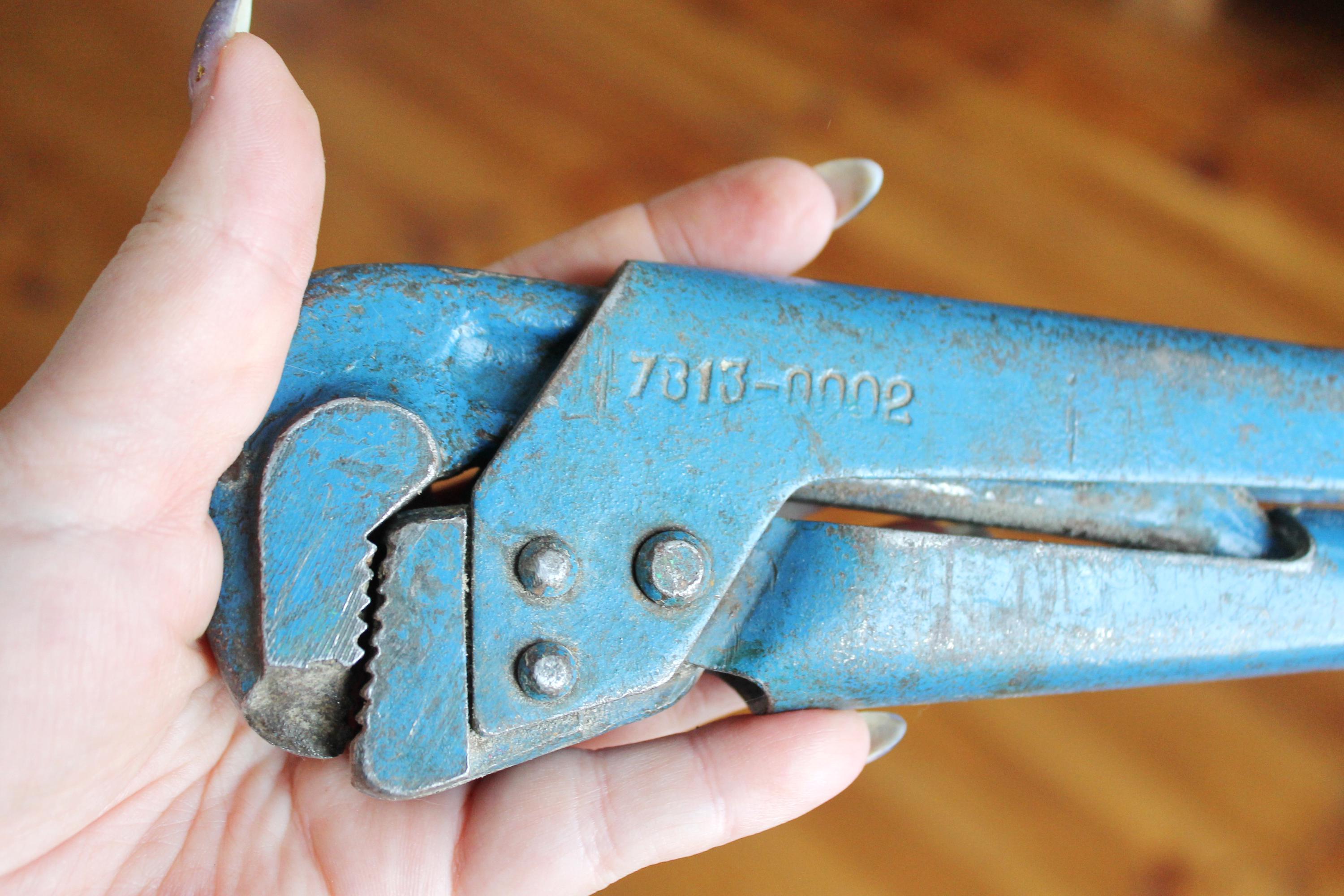 Vintage Old USSR Wrench - 15.7 Inches - Made in Soviet Union in