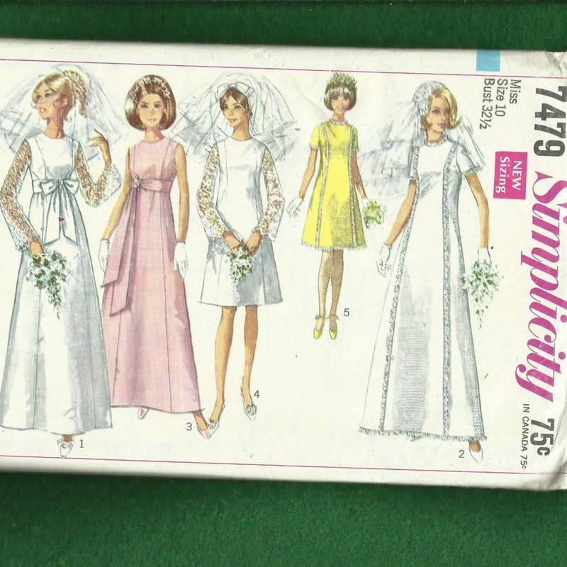 Simplicity Wedding Dress Pattern - Etsy