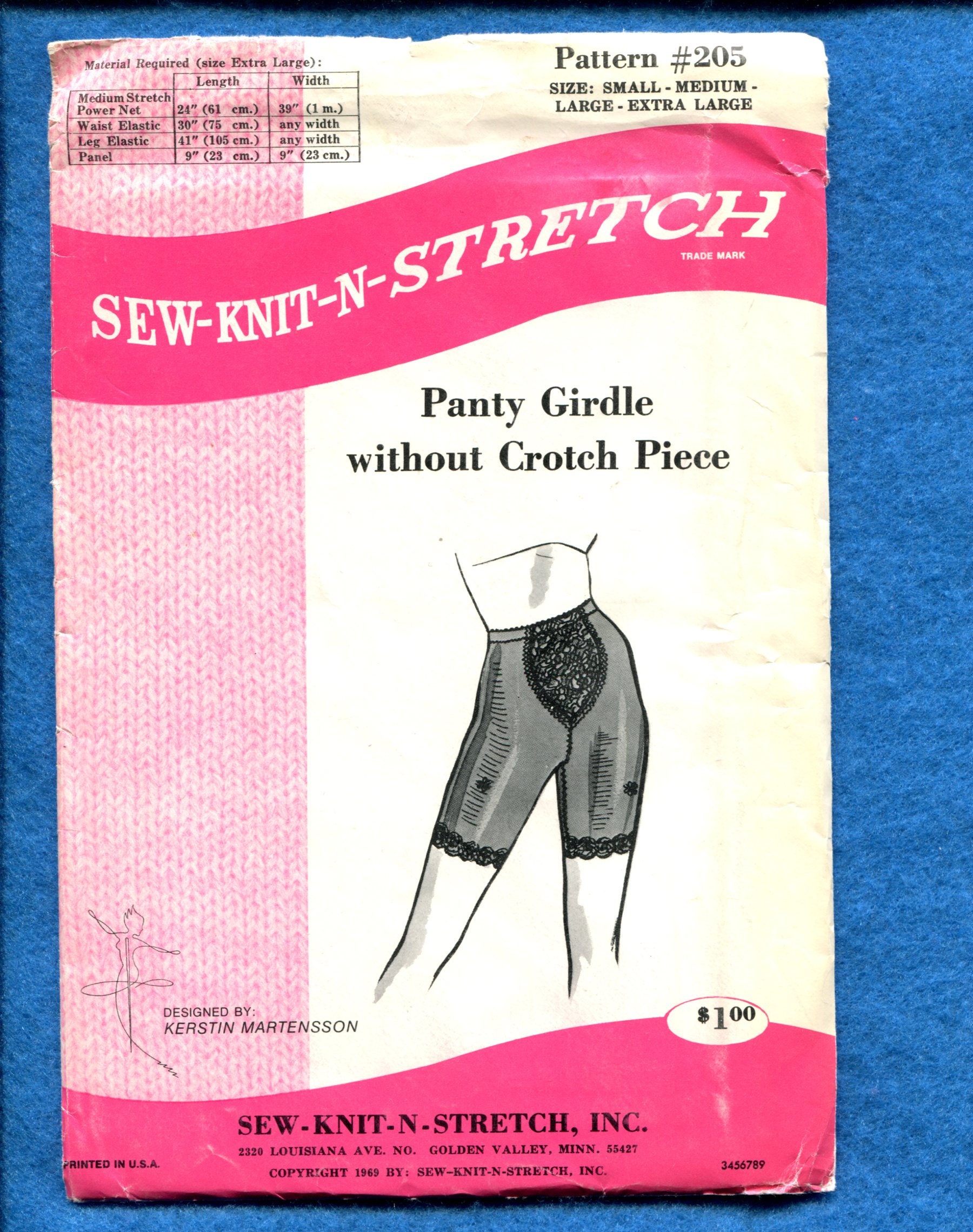 1960 lingerie girdle -  Polska