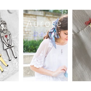 collier poupée Aurore doré afbeelding 4