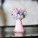 Pastel Rainbow Confetti Party Hat | Kids Party Hat | Girls Party Hat| Pom Pom Party Hat | Anthro Birthday Girl Prop | Smash Cake Hat | Blush