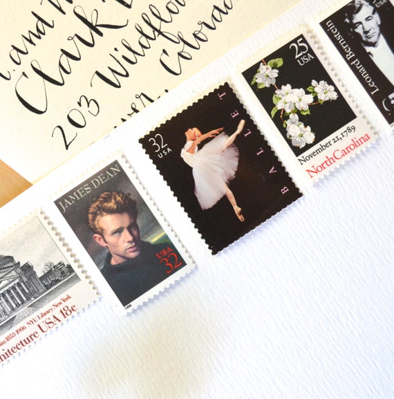 10 James Dean Postage Stamps Ten Classic Movie Star Postage Etsy