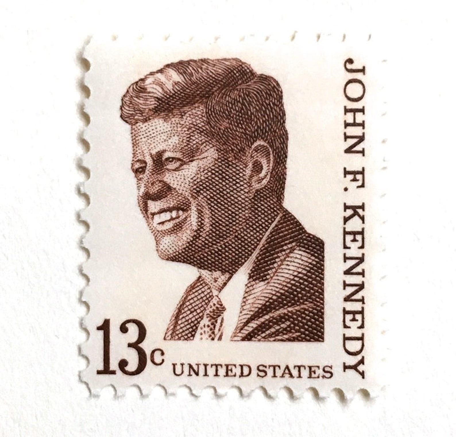 5 Vintage JFK Postage Stamps John F Kennedy Unused Postage Etsy