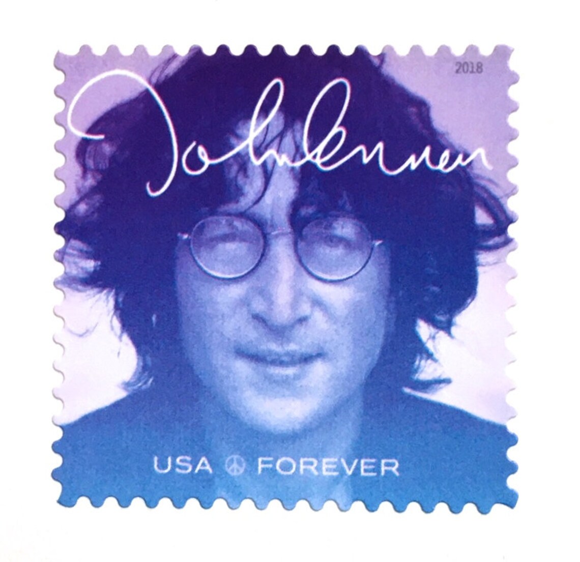 8 John Lennon Forever Stamps The Beatles Singer Songwriter Etsy