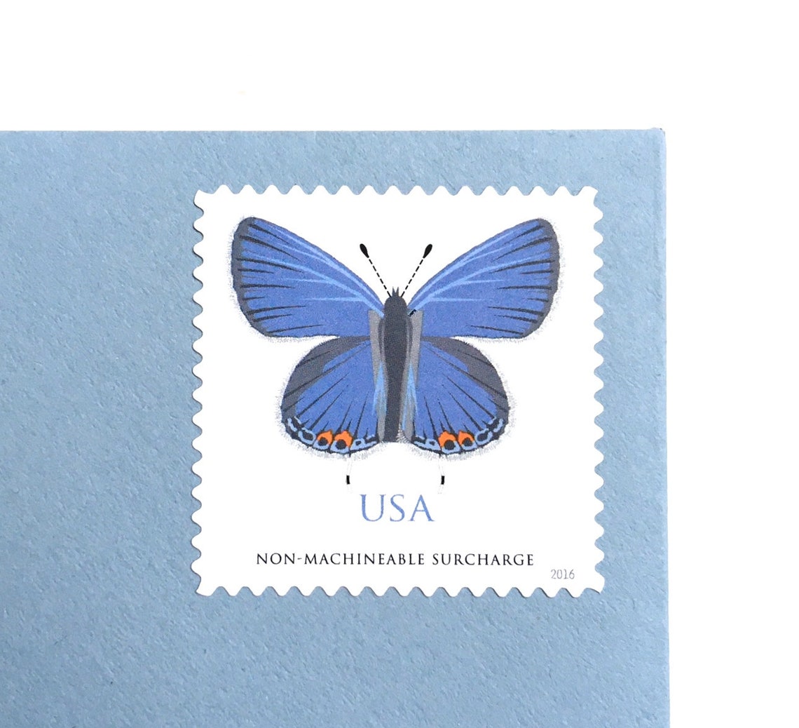 10 Blue Butterfly 88 Cent Postage Stamps 88 Cent Butterfly Etsy