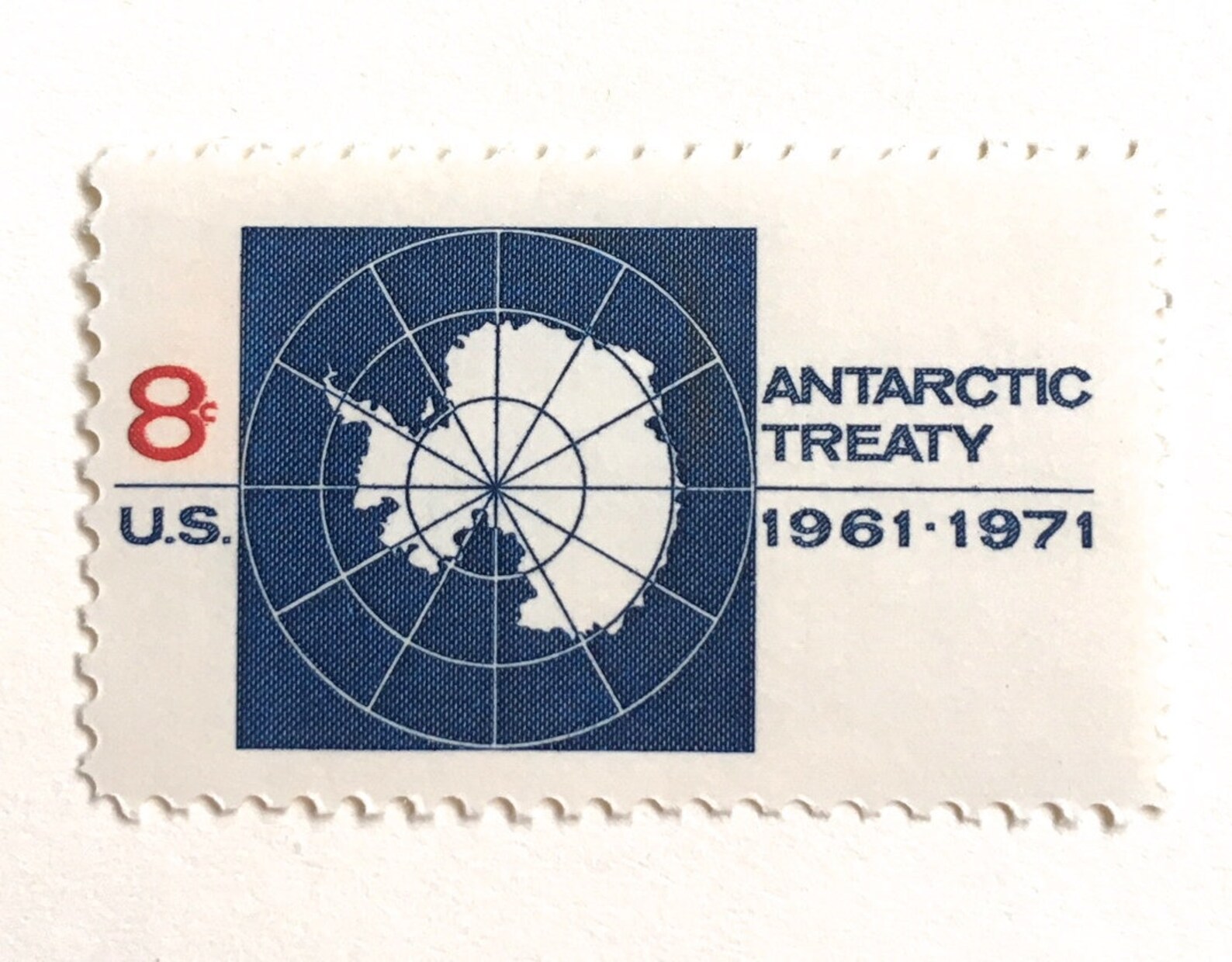 10 Antartica Postage Stamps Unused Vintage Antarctic Treaty | Etsy