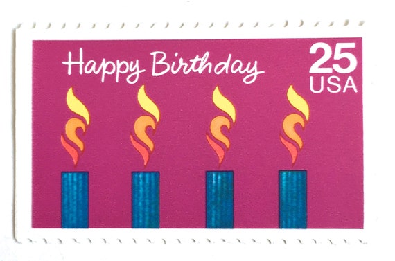 5 Timbres Poste Vintage Joyeux Anniversaire Inutilises 25 Cent Etsy 5 Timbres Poste Vintage Joyeux Anniversaire Inutilises 25 Cent Etsy