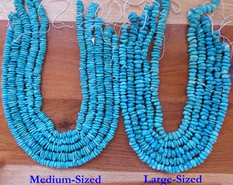 Sleeping Beauty Turquoise Nugget Necklace