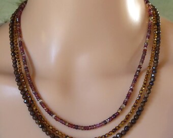 Choice of Tanzanite, Apatite, Tunduru Sapphires Necklace
