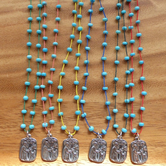 Hand Knotted Sleeping Beauty Turquoise Necklace With a James Etsy