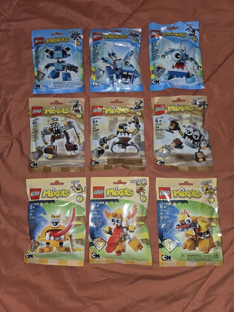 Lego Mixels Series 1-9 Full Set - Unopened and Unused - Etsy