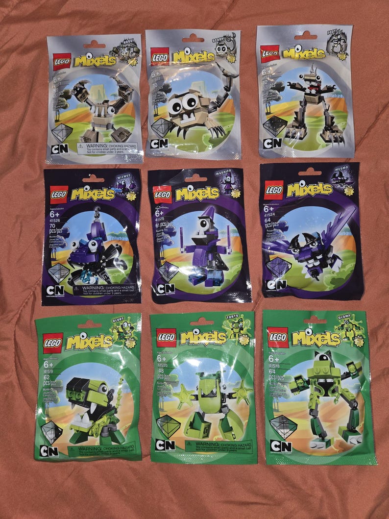 Lego Mixels Series 1-9 Full Set - Unopened and Unused - Etsy