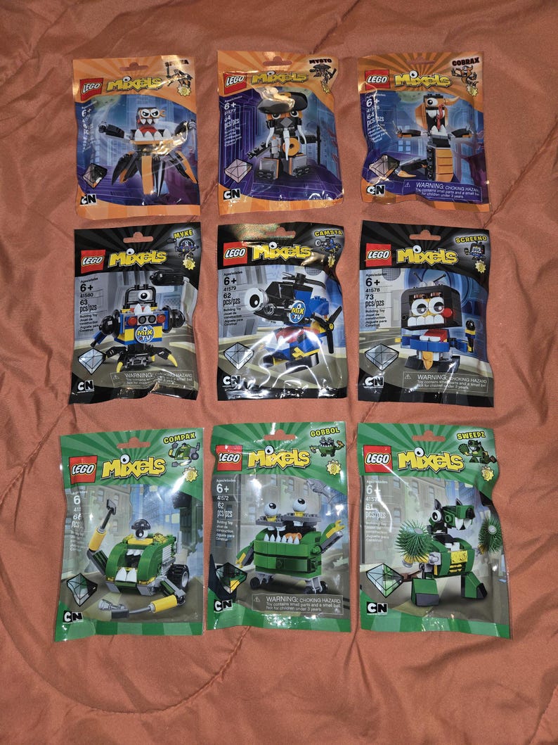 Lego Mixels Series 1-9 Full Set - Unopened and Unused - Etsy
