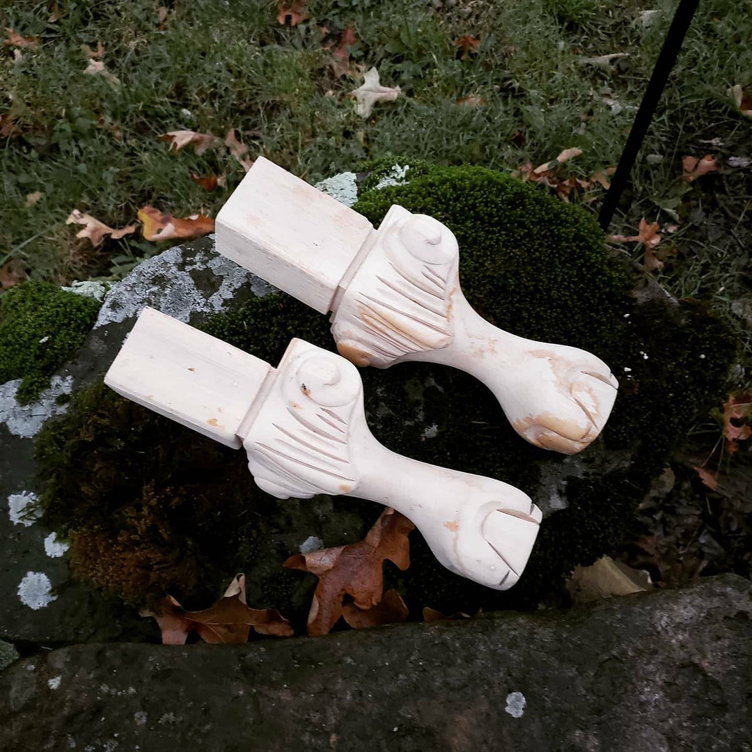 Ball and Claw Leg Set of 2 Style 2 Etsy