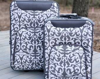 monogram luggage set