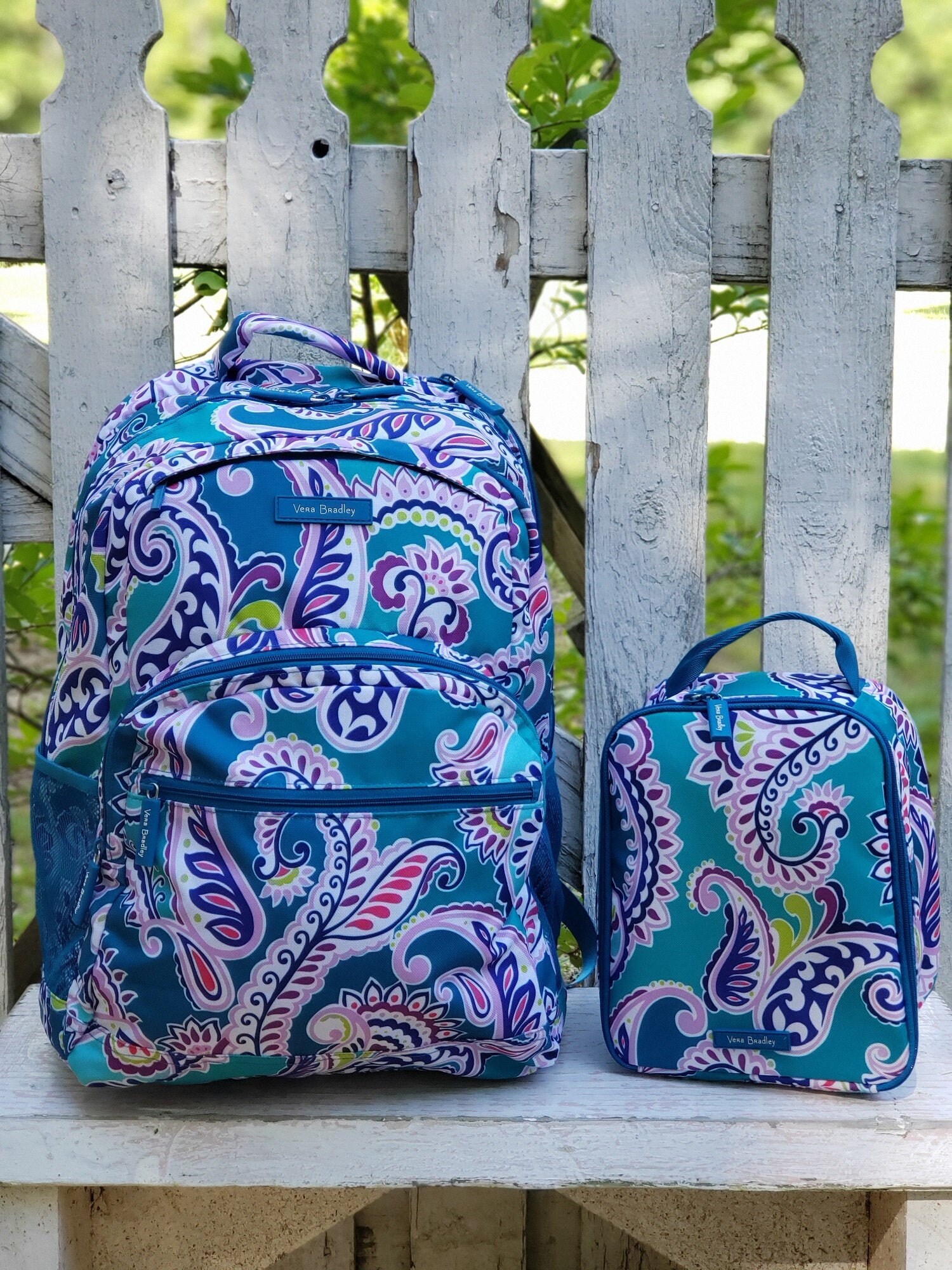 blue vera bradley backpack