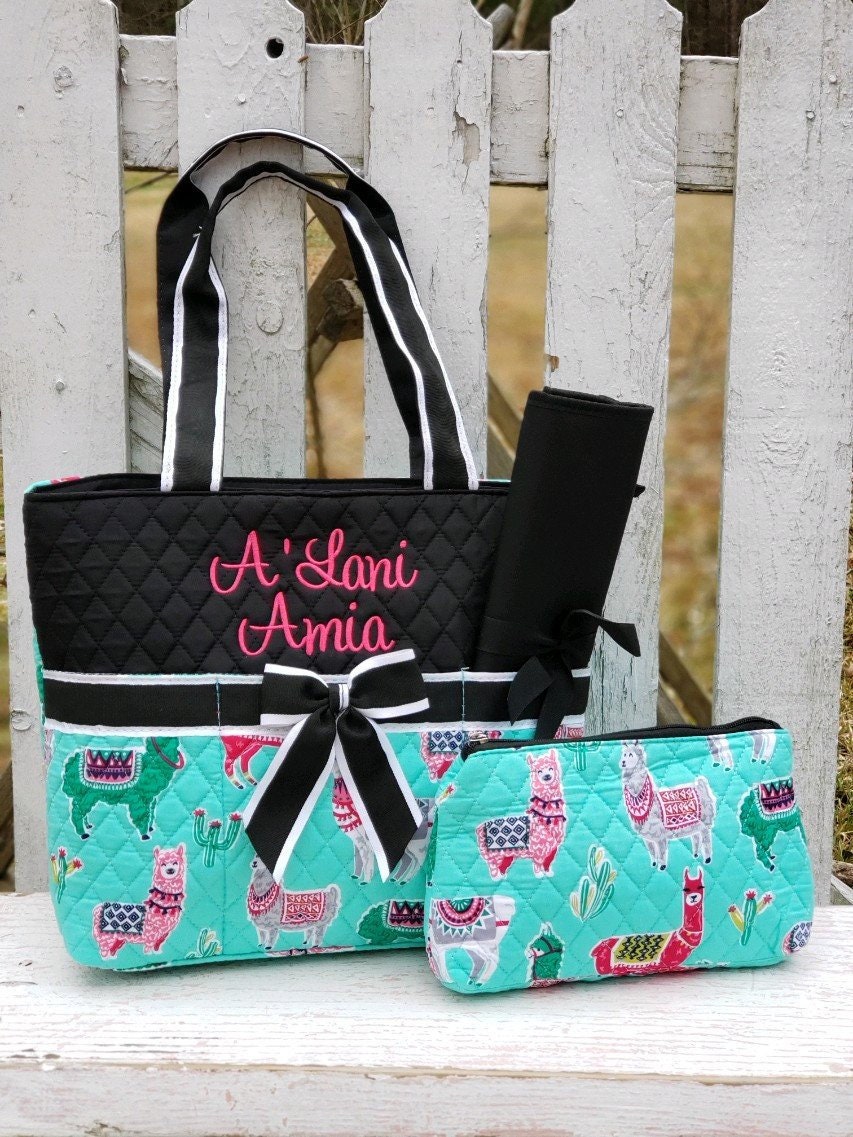 llama diaper bag