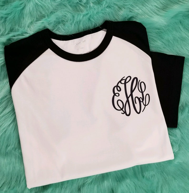 monogrammed baseball jersey