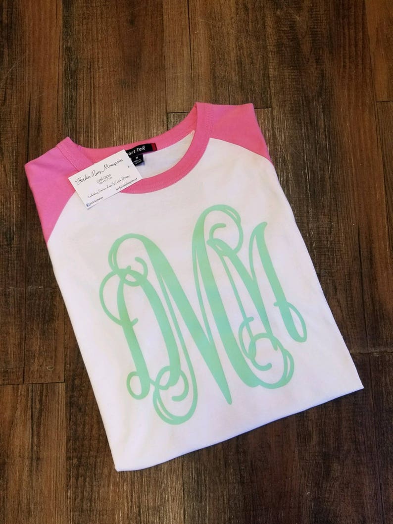 monogrammed baseball jersey