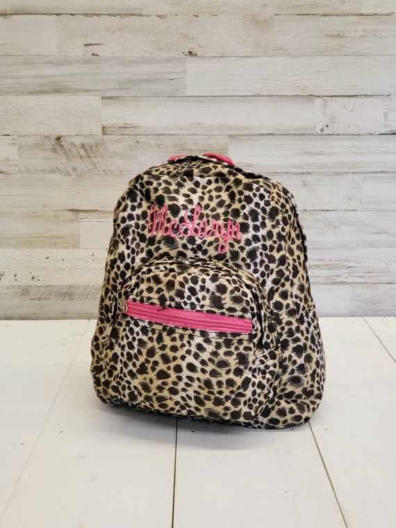 cheetah bookbag