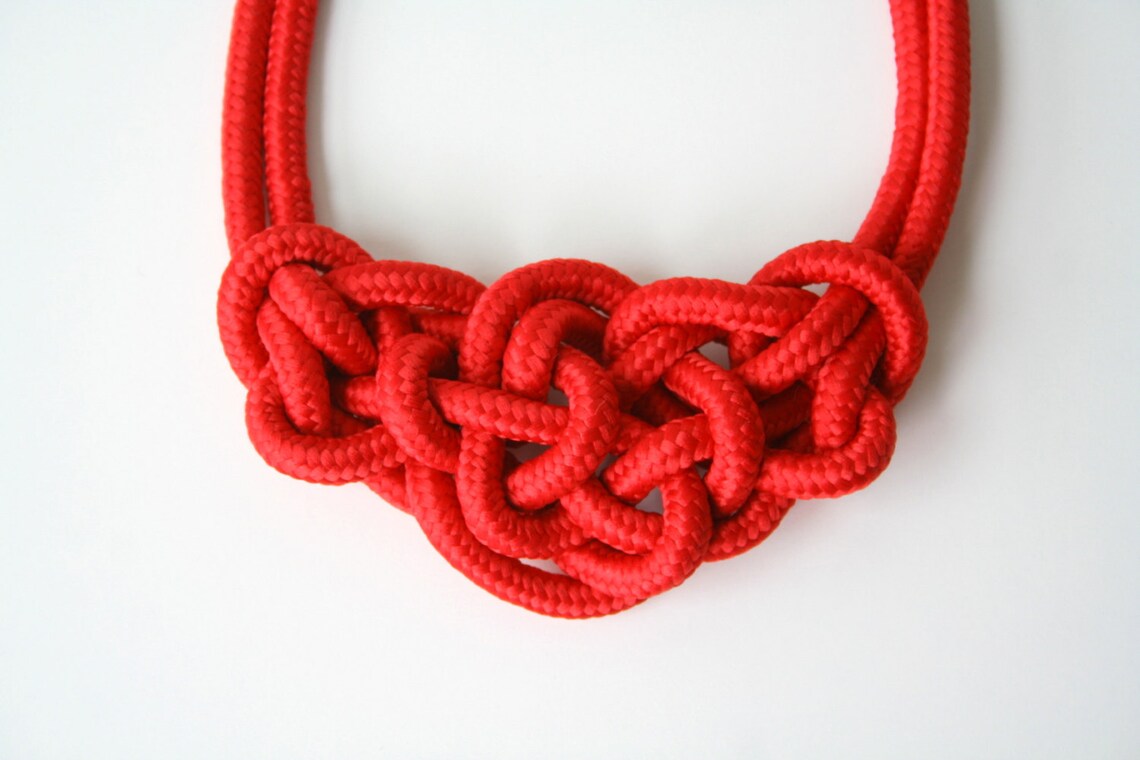 Merryme Bowtie Knot Collar Necklace Statement Necklace . Etsy