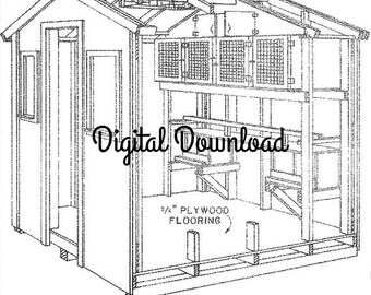 Chicken coop plans | Etsy Chicken coop plans | Etsy