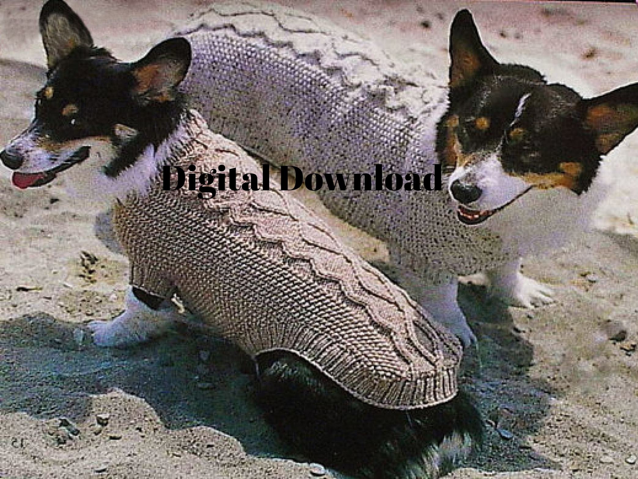 cable knit dog sweater pattern