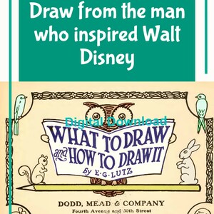 What To Draw and How To Draw It, Edwin G Lutz, Printable Book, Drawing Lessons, eBook, Pdf Instant, Digital Download image 8