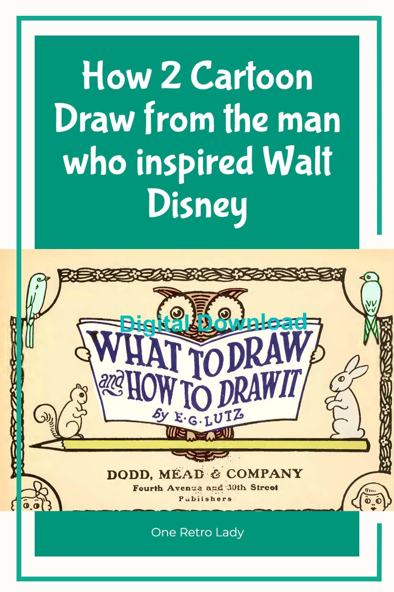 What To Draw and How To Draw It, Edwin G Lutz, Printable Book, Drawing Lessons, eBook, Pdf Instant, Digital Download image 8