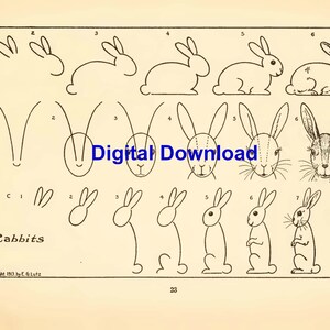 What To Draw and How To Draw It, Edwin G Lutz, Printable Book, Drawing Lessons, eBook, Pdf Instant, Digital Download image 4