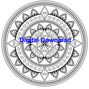 Art Therapy Printable Coloring Book, Easy Mandalas, Coloring Therapy ...