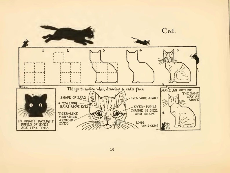 What To Draw and How To Draw It, Edwin G Lutz, Printable Book, Drawing Lessons, eBook, Pdf Instant, Digital Download image 7